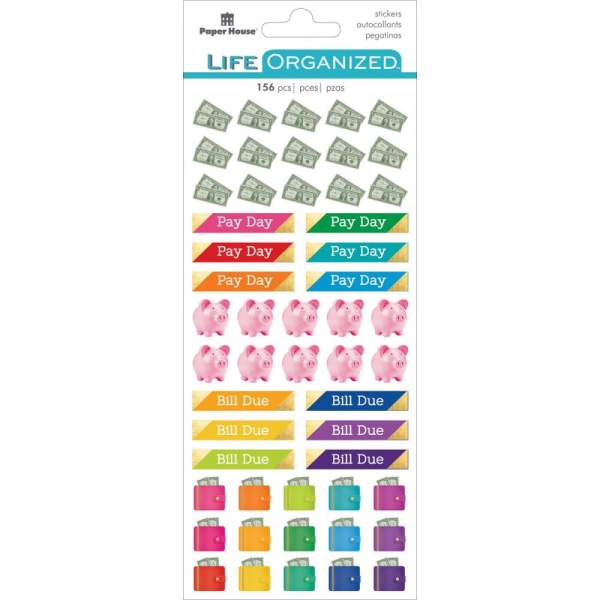 Paper House Stickers - Budget