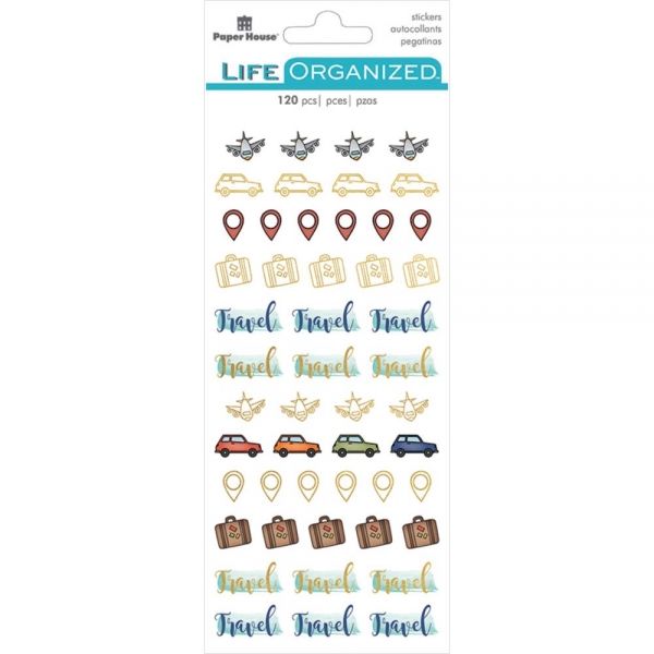 Paper House Stickers - Travel