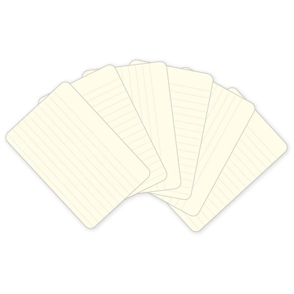 Projekt Life - Lined Cards 4" x 6" - Creme
