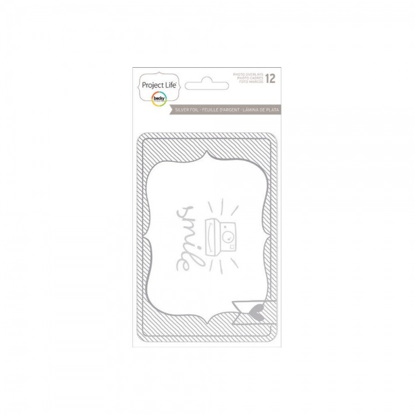 Projekt Life - Photo Overlays - Silver Foil