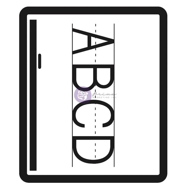 Prima Clear Stamp - School Memories - ABCD