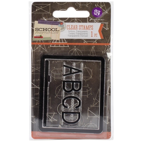 Prima Clear Stamp - School Memories - ABCD