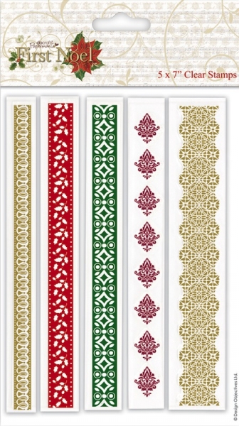 Papermania Clear Stamps - First Noel - Borders
