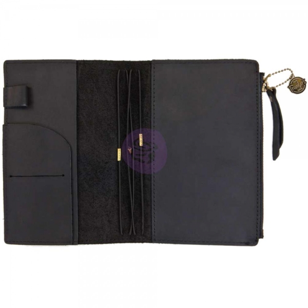 Prima Traveler's Journal Leather Essential - Personal -Nightfall