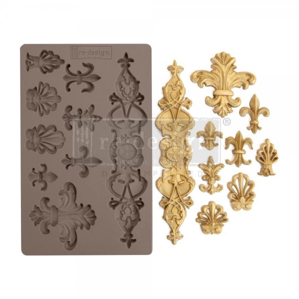Prima Vintage Art Decor Moulds - Fleur De Lis