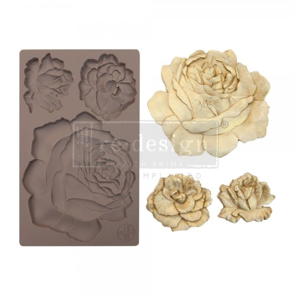 Prima Vintage Art Decor Moulds - Etruscan Rose