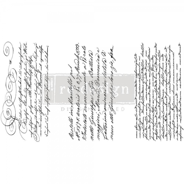 Prima Decor Transfers - Secret Letter