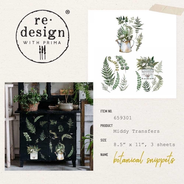 Prima Decor Transfers - Botanical Snippets