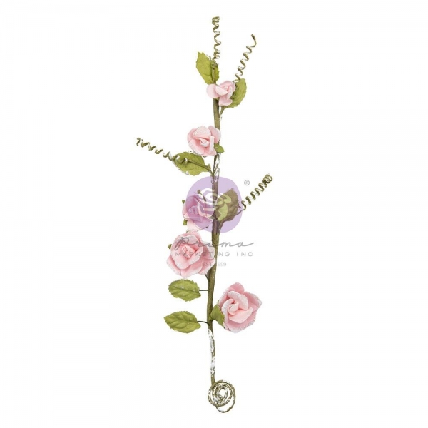 Prima Marketing Mulberry Paper Flowers - Fresita/Strawberry Milkshake 1 Stk.