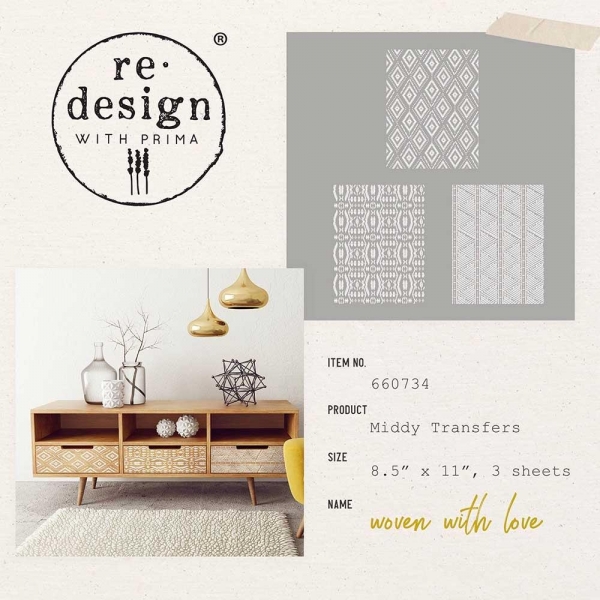 Prima Decor Transfers - Woven With Love