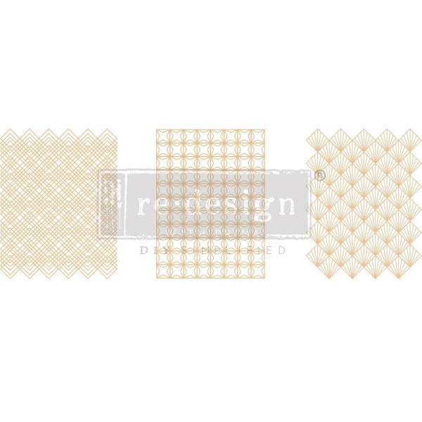 Prima Decor Transfers - Golden Art Deco