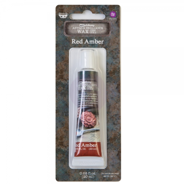 Prima Antique Brilliance Wax - Red Amber (Tube)