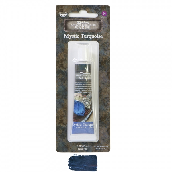 Prima Antique Brilliance Wax - Mystic Turquoise (Tube)