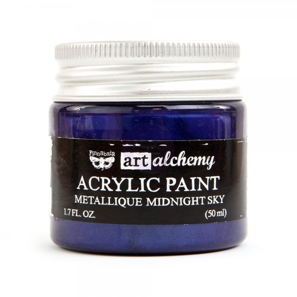 Prima Marketing Acrylic Paint - Metallique Midnight Sky