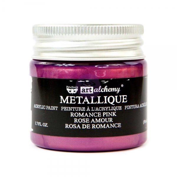 Prima Marketing Acrylic Paint - Metallique Romance Pink