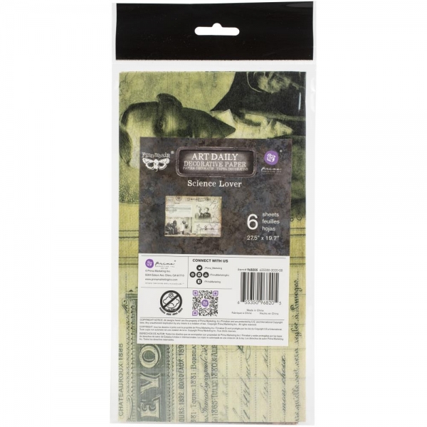 Prima Decorative Paper - Science Lover