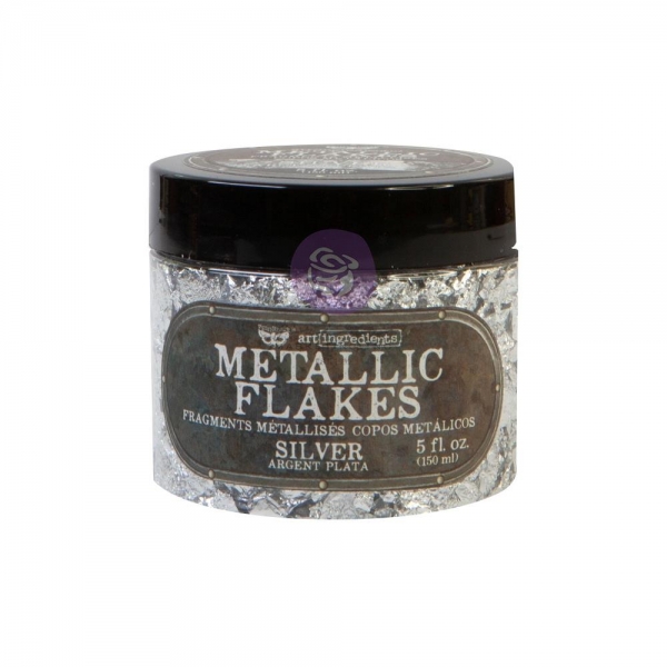 Finnabair Art Ingredients Metal Flakes - Silber