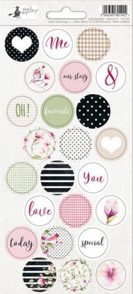 Piatek Trzynastego - Hello Beautiful Stickers 3 Kreise