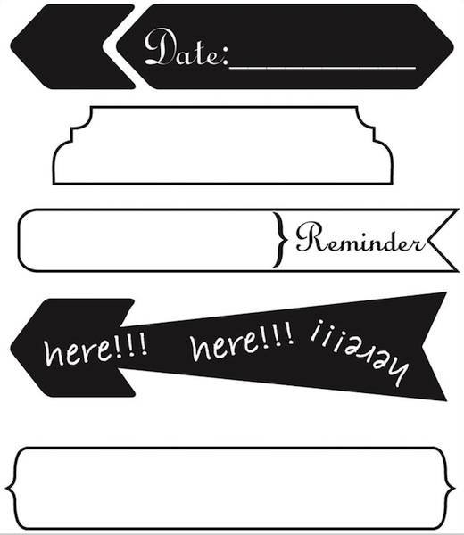 Prima Clear Stamp - Life Time - 5 Label