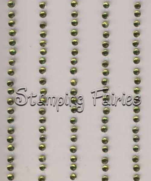 160 selbstklebende Strasssteine 2mm- goldgelb