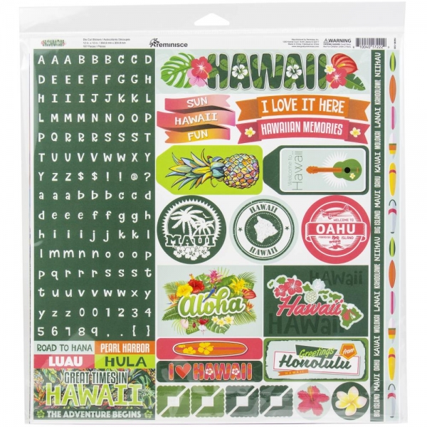 Reminisce - Collection Kit - 12" x 12" - Hawaii Kit