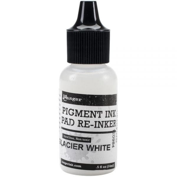 Ranger Pigment Ink Pad - Nachfüller Glacier White