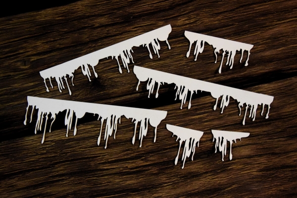 SnipArt Chipboards Frosty Moments – Icicles