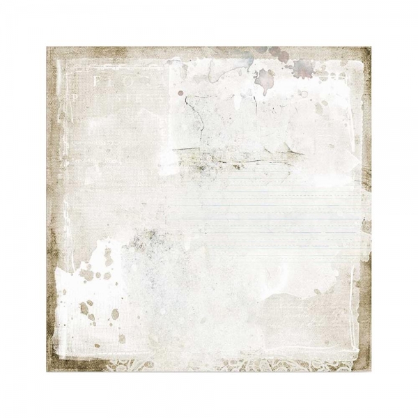 Stamperia - Romantic - Journal Corner W/Flower 12" x 12"