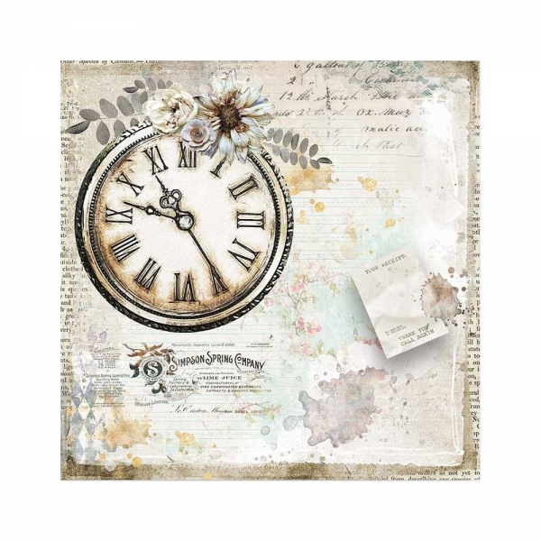 Stamperia - Romantic - Journal Clock 12" x 12"