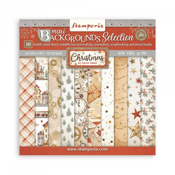 Stamperia - Background Selection - Christmas 12"12"