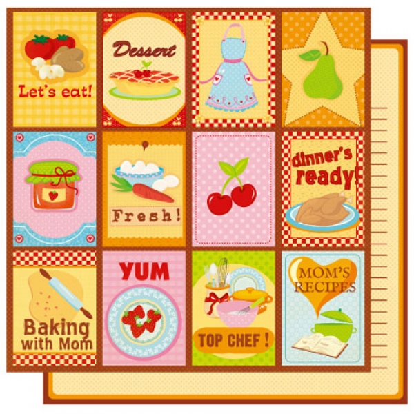 Glitzer Papier-Best Creation Inc "Moms Kitchen Cards"