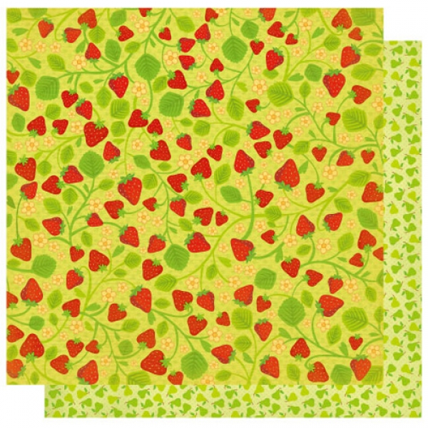 Glitzer Papier-Best Creation Inc "Moms Kitchen Strawberries"