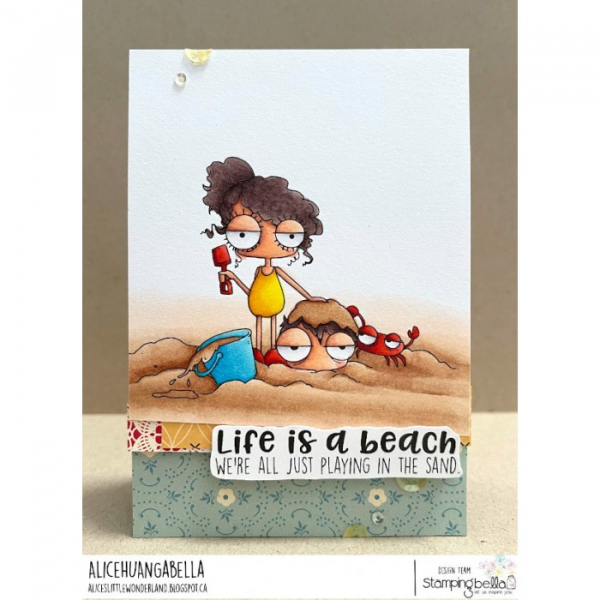 Stamping Bella - Mini Oddballs playing in the Sand
