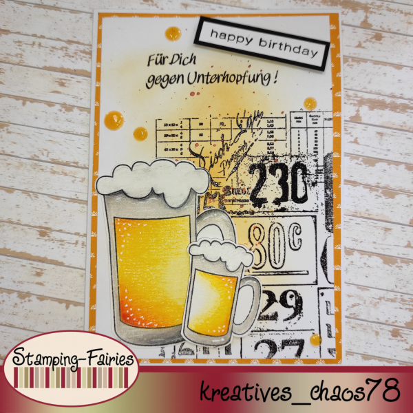 Stamping-Fairies - Bier 3 groß