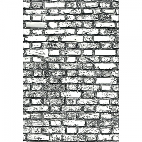 Sizzix Tim Holtz - 3-D Texture Fades Mini - Mini Brickwork