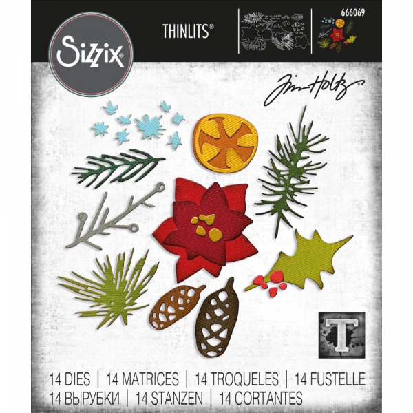 Sizzix Tim Holtz Thinlits - Modern Festive