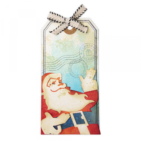 Sizzix Tim Holtz Thinlits - Retro Santa
