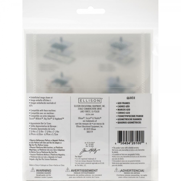 Sizzix Tim Holtz DIE Set - Geo Frames