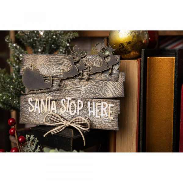 Sizzix Tim Holtz Thinlits - Reindeer Sleigh