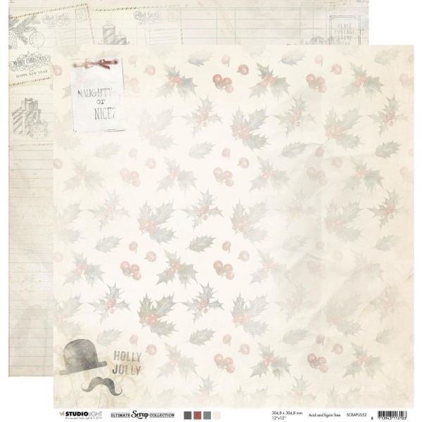 Studio Light Ultimate Scrap Collection - # 52 12" x 12" 