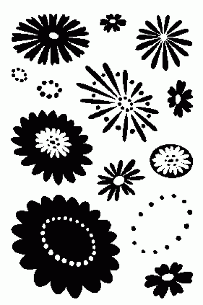 Retro Blossoms (groß)