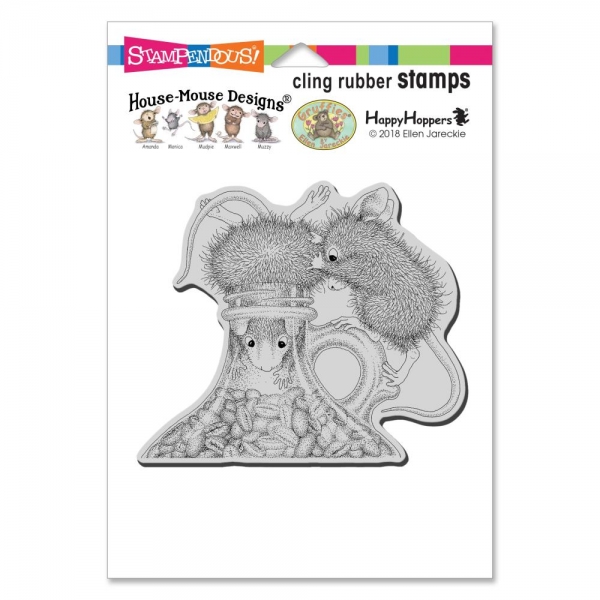 Stampendous - Cling Stamp - Coffee Bean Jug