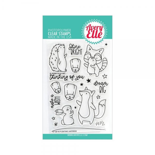 Avery Elle Clearstamps - Floating Lanterns