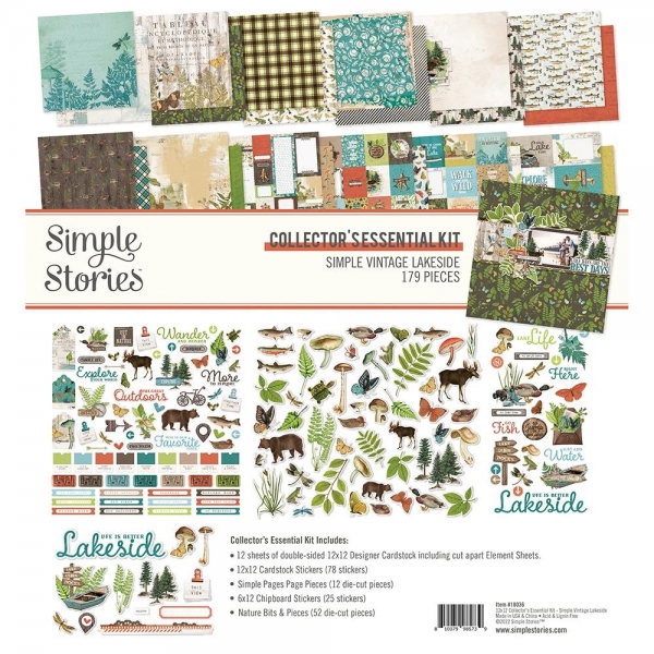 Simple Stories Collector`s Essential Kit - Simple Vintage Lakeside
