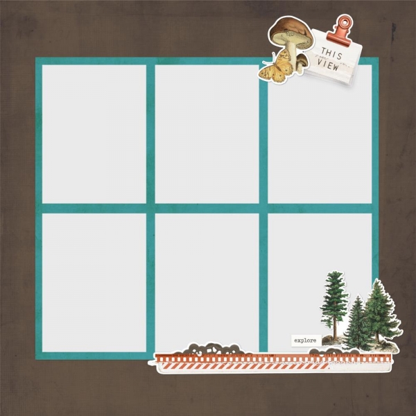 Simple Stories Page Pieces - Simple Vintage Lakeside