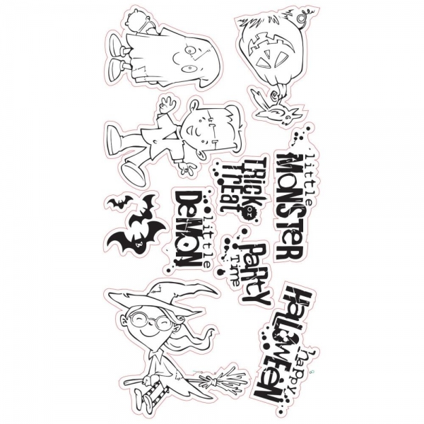 Sizzix Clear Stamps - Schreckensnacht