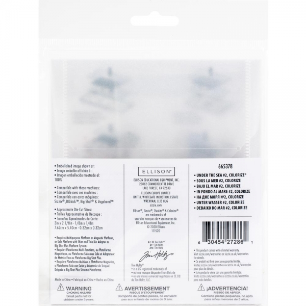 Sizzix Tim Holtz Thinlits Colorize - Under the Sea #2