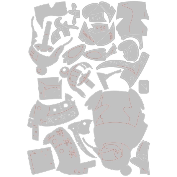 Sizzix Tim Holtz Thinlits - Eugene, Colorize