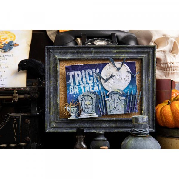 Sizzix Tim Holtz Thinlits - Graveyard Colorize