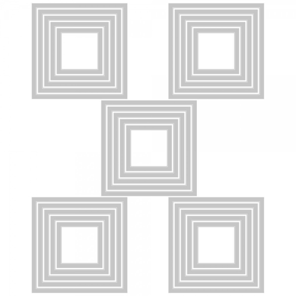 Sizzix Tim Holtz DIE Set - Stacked Tiles, Squares
